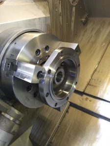 CNC Mill/Turn - Lower Plate OP2