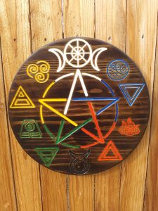 CNC Router - Wiccan Star Elements