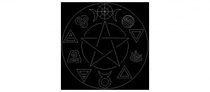 CNC Router - Wiccan Star Elements DXF